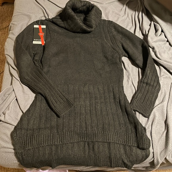 Black Turtleneck Sweater Dress/Tunic by Toda Bela NWT - Picture 2 of 6